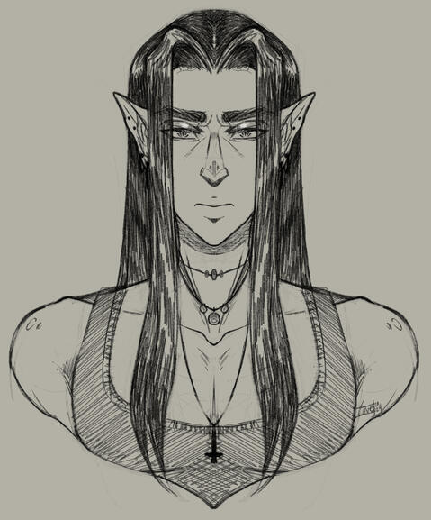 Ambroze Bust Sketch