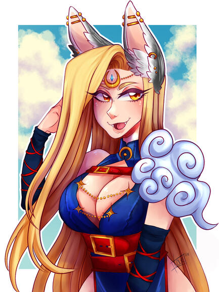 Tora Blended Cell-Shade Waist-Up