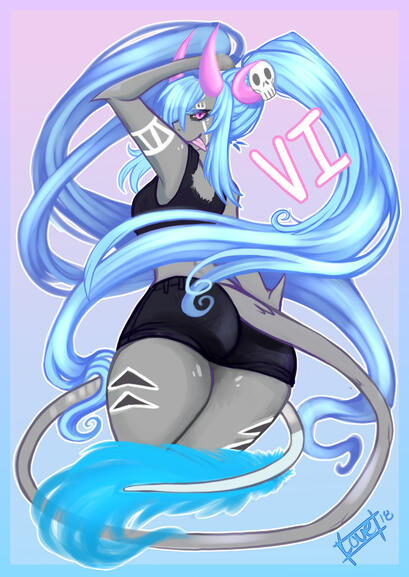 Vi Painted Thigh Up (Old)