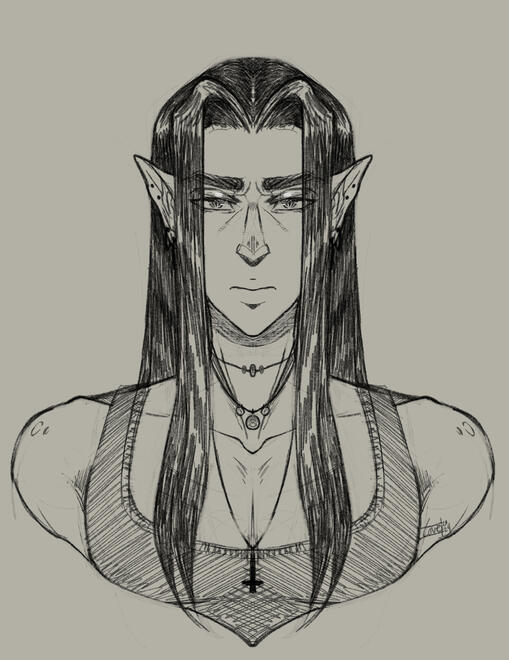 Ambroze Nitengale - OC Sketch