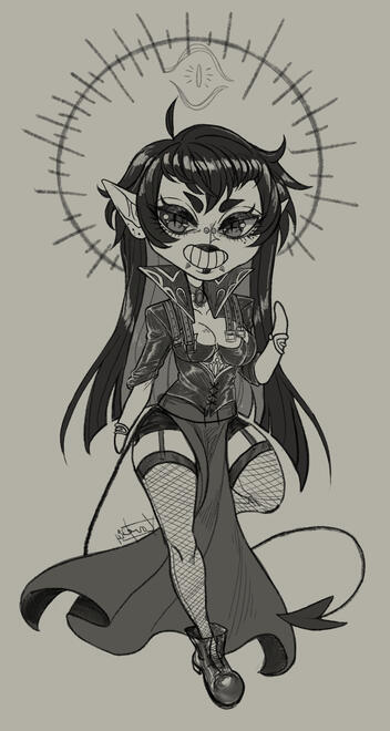 Marceline Masters - Chibi Sketch
